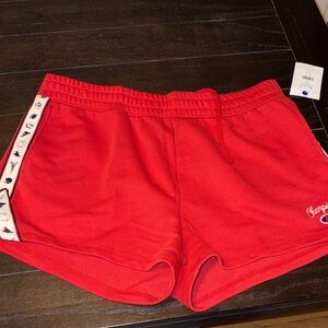 Champion Women's Athletic Red Shorts